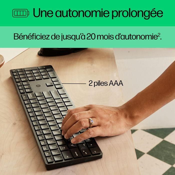 HP 450 Programmable Wireless Keyboard 10 HP 450 Programmable Wireless Keyboard 10