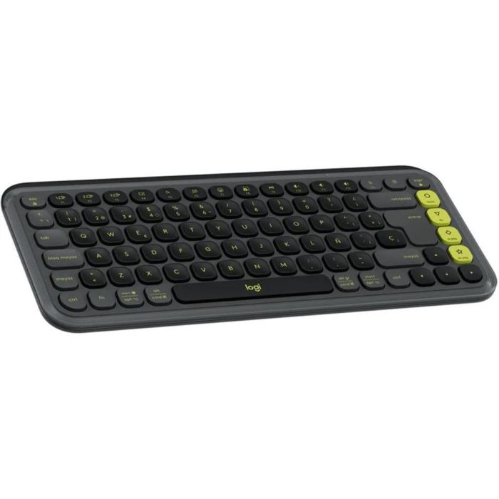 Logitech Teclado Pop Icon Keys Inalambrico, Personalizable, Doble Impresion Windows/Mac, Easy-Switch