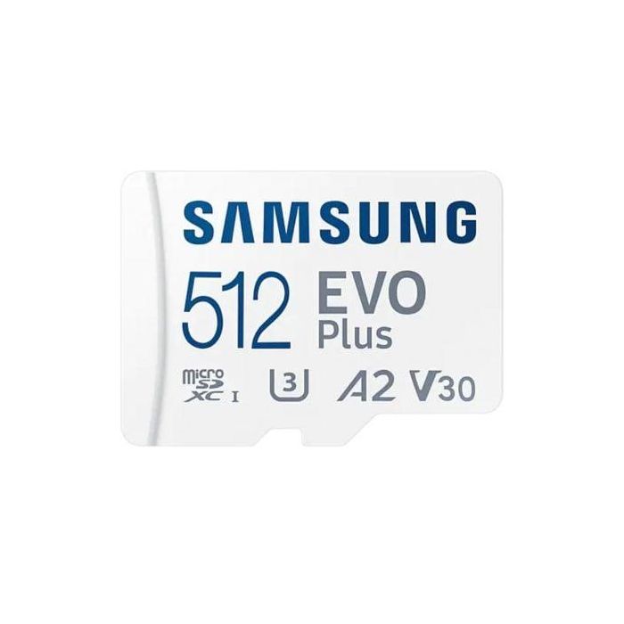 Tarjeta de Memoria Samsung EVO Plus 2023 512GB microSD XC con Adaptador/ Clase 10/ 160MBs 1