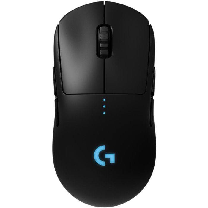 Logitech PRO Wireless Ratón Gaming Inalámbrico LIGHTSPEED para Esports, Sensor Óptico HERO, 1ms, Alto Rendimiento, Color Negro