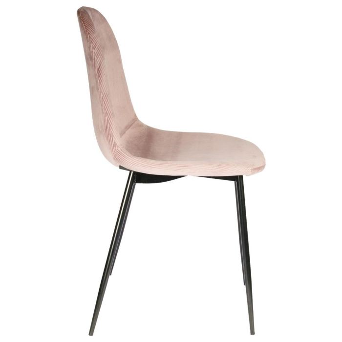 Home Deco Factory Silla Giulia Terciopelo Rosa - Colección Lounge 2 Home Deco Factory Silla Giulia Terciopelo Rosa - Colección Lounge 2