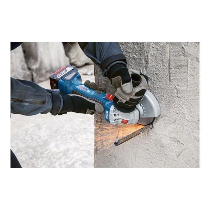 Bosch Professional Amoladora Angular 18V sin escobillas, compacta, motor 700W, ligera y ergonómica 3