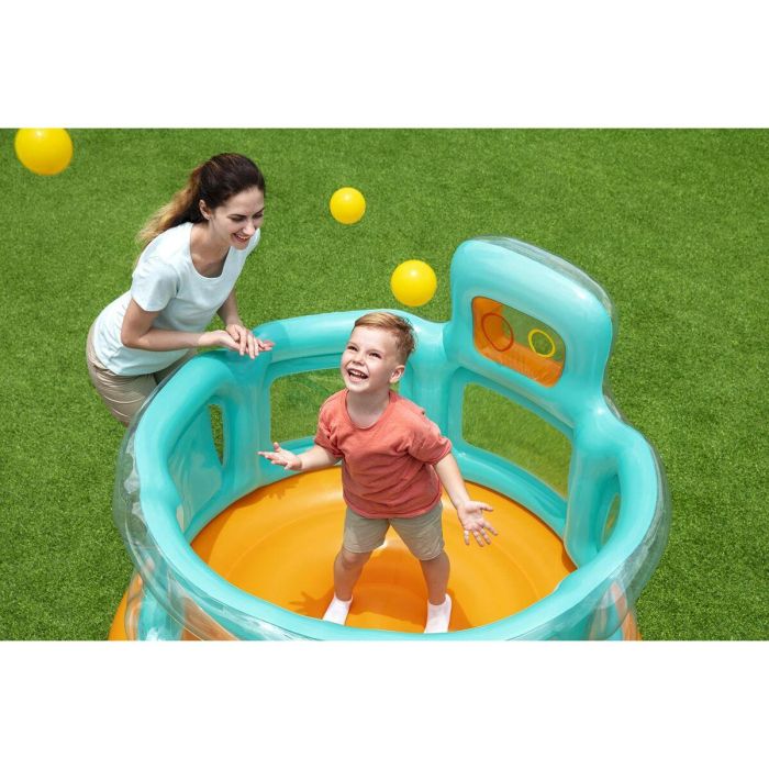 Bestway Saltador Hinchable Juegos con Bolas 152x152x117 cm +3 Años Interior y Jardin 52344 11