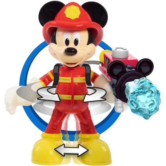 Disney - Mickey Fire Figurine 15 cm, articulado, juguete para niños de 3 años, MCC20