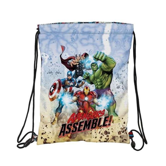 Bolsa Mochila con Cuerdas The Avengers Forever Multicolor 26 x 34 x 1 cm