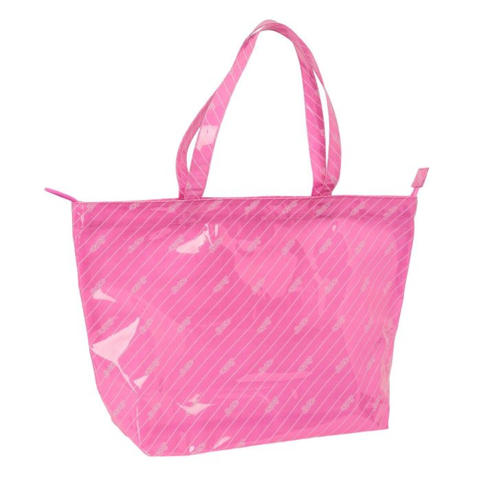 Bolso Mujer Barbie Logomania Rosa 54 x 35 x 17 cm 3 Bolso Mujer Barbie Logomania Rosa 54 x 35 x 17 cm 3