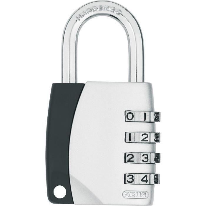 Abus 155/40 B/DFNLI Candado de Combinación con Arco de Acero y Código Digital Personalizable de Tres Dígitos 0 Abus 155/40 B/DFNLI Candado de Combinación con Arco de Acero y Código Digital Personalizable de Tres Dígitos 0