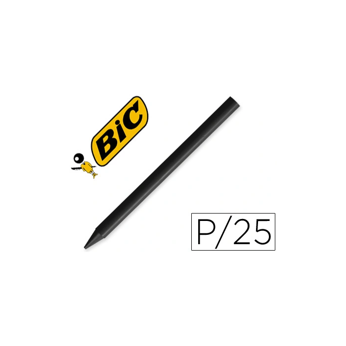 Plastidecor Caja con 25 Lápices Unicolor Negro -09 para Uso Escolar 0 Plastidecor Caja con 25 Lápices Unicolor Negro -09 para Uso Escolar 0