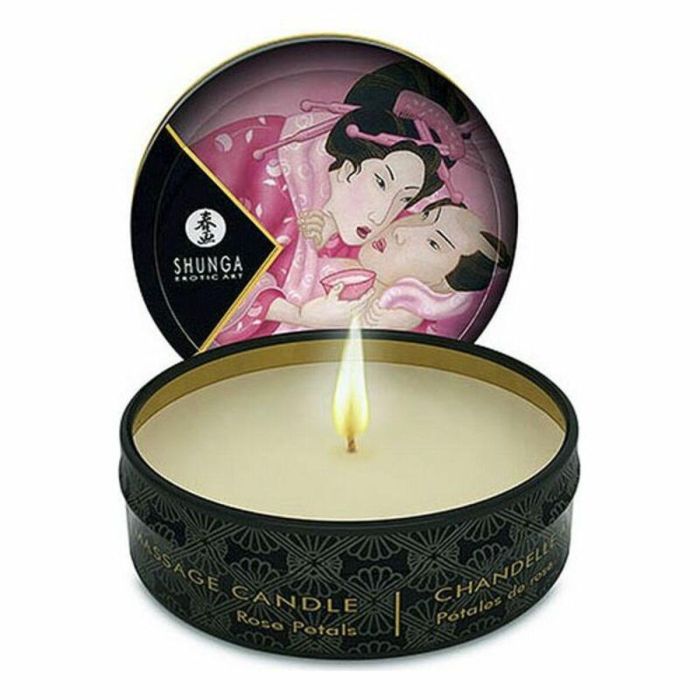 Vela de Masaje Shunga Rose Petals 30 ml 1 Vela de Masaje Shunga Rose Petals 30 ml 1
