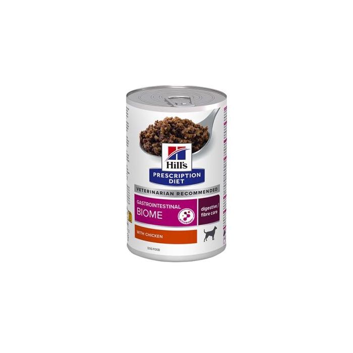 Hill's PD Canine Gastrointestinal Biome Alimento Dietético para Perros con Problemas Digestivos y Heces Blandas 12 Latas 370g
