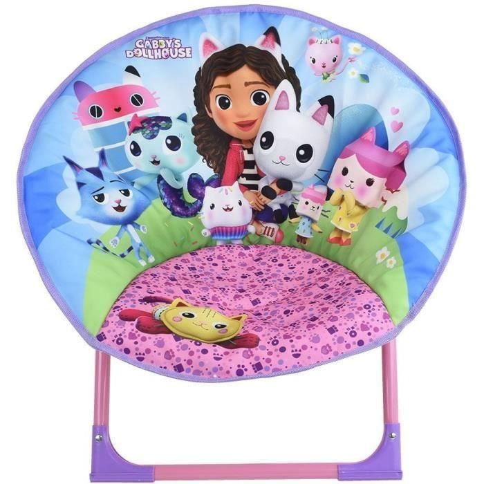 Fun House AAAAL59147 Asiento Lunar Plegable para Niños Gabby y la Casa Mágica h.47 x l.54 x d.42 cm 2 Fun House AAAAL59147 Asiento Lunar Plegable para Niños Gabby y la Casa Mágica h.47 x l.54 x d.42 cm 2