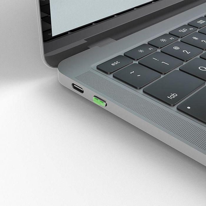 Lindy USB Type C Port Blocker Key - Pack of 4 Blockers, Green 4 Lindy USB Type C Port Blocker Key - Pack of 4 Blockers, Green 4