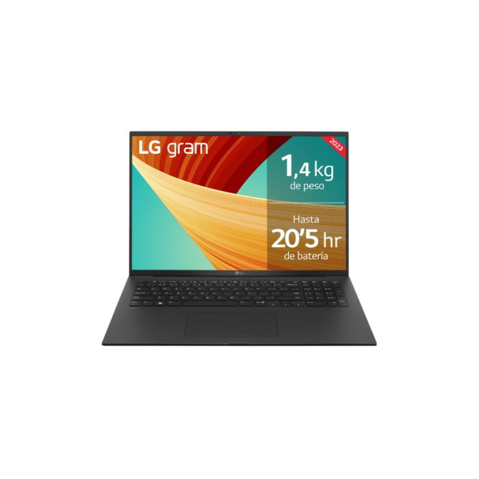 LG 17Z90R Portátil 17" WQXGA Intel Core i7-1360P 32GB RAM 1TB SSD NVIDIA RTX 3050 Windows 11 Home Negro