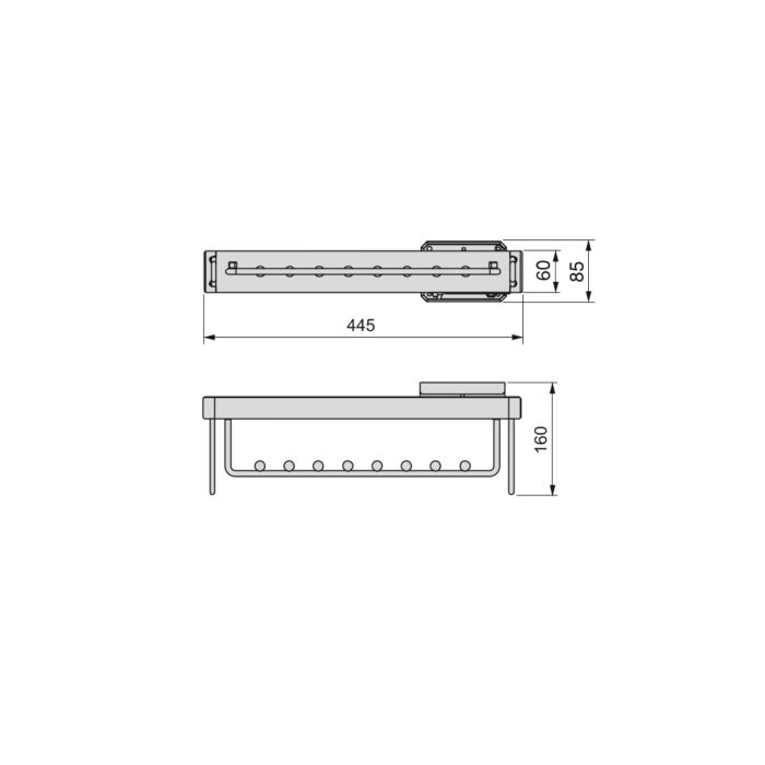 Emuca Colgador extraíble para armario Moka, Plástico y Aluminio, Pintado moka 6 Emuca Colgador extraíble para armario Moka, Plástico y Aluminio, Pintado moka 6