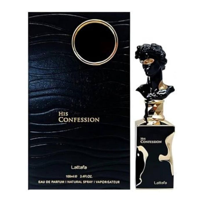 Lattafa His Confession Eau de Parfum para Hombre, 100 ml