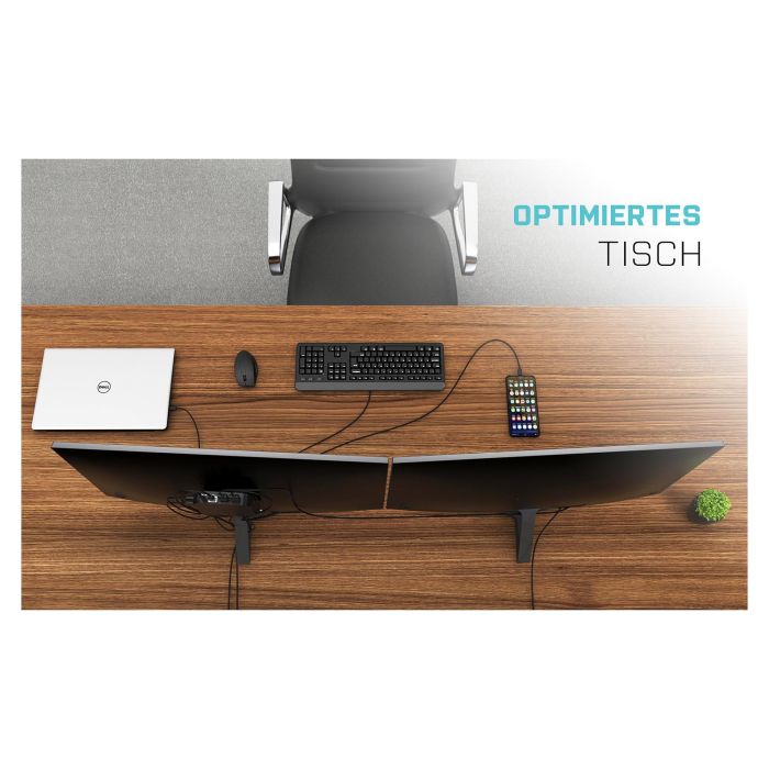 Hub USB i-Tec C31DUALDPDOCKPD100W 6