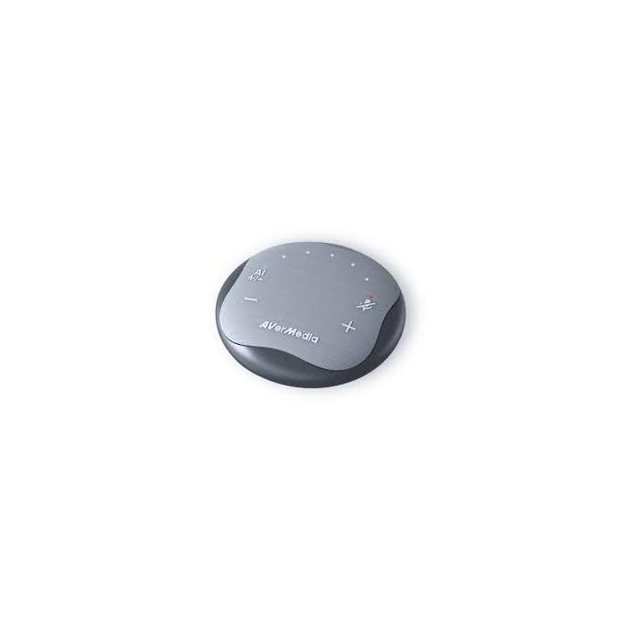 AVerMedia AS315 SpeakerPhone Hub 61AS315000AE | Portátil Universal USB-C con Reducción Ruido y Cancelación de Eco