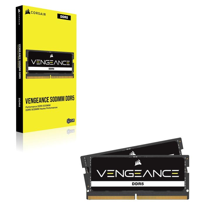 Corsair Vengeance 64GB DDR5 5600MHz CL48 SO-DIMM Kit (2x32GB) Memoria para Portátil 3 Corsair Vengeance 64GB DDR5 5600MHz CL48 SO-DIMM Kit (2x32GB) Memoria para Portátil 3