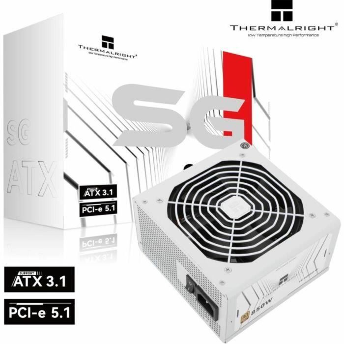 Thermalright THE0814256018005 Fuente de Alimentación Modular PC 850W 80+ Gold Blanca