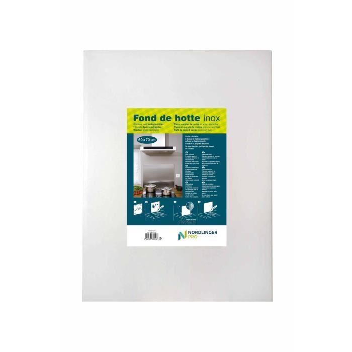 NORDLINGER PRO Parte inferior del capó - 60x70 cm - Acabado en acero inoxidable 2 NORDLINGER PRO Parte inferior del capó - 60x70 cm - Acabado en acero inoxidable 2
