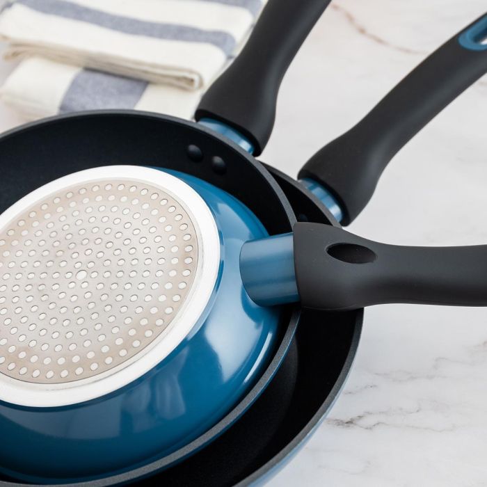 Set 3 Sartenes Aluminio Forjado Future Quid 18-22-26 cm 3