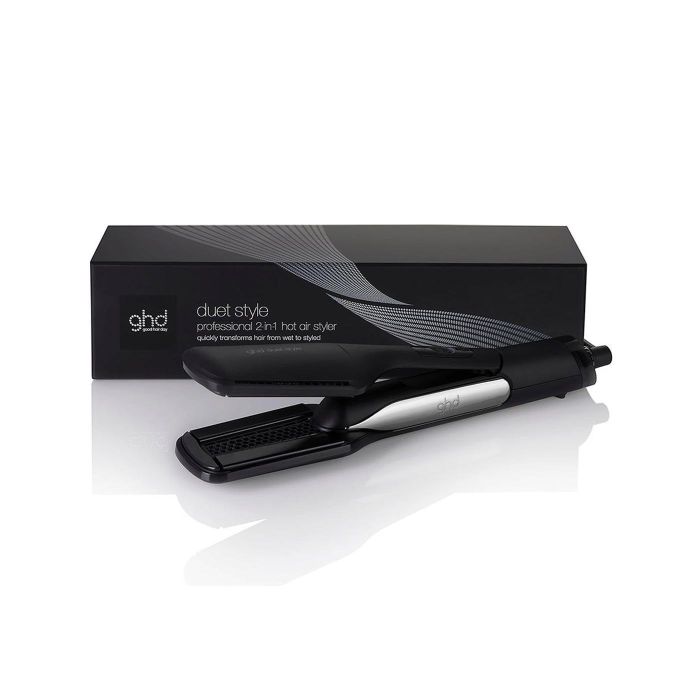 GHD Duet Style Black - Plancha y Secador 2 en 1, Tecnología Air Fusion™, Modo Shine Shot™, 185°C, Eco, Negro GHD Duet Style Black - Plancha y Secador 2 en 1, Tecnología Air Fusion™, Modo Shine Shot™, 185°C, Eco, Negro