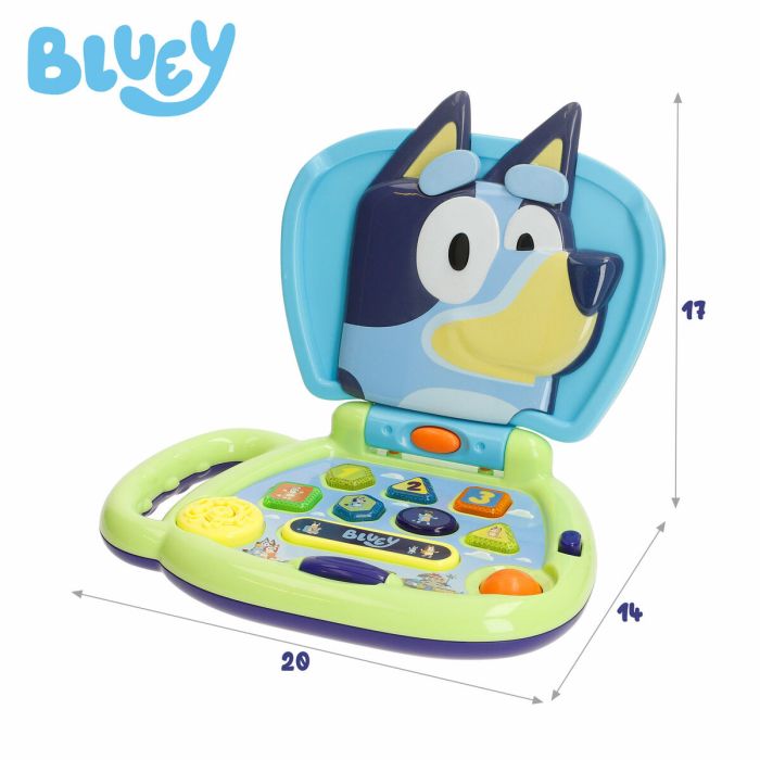 Ordenador de juguete Bluey Inglés 20 x 17 x 14 cm (4 Unidades) 3 Ordenador de juguete Bluey Inglés 20 x 17 x 14 cm (4 Unidades) 3