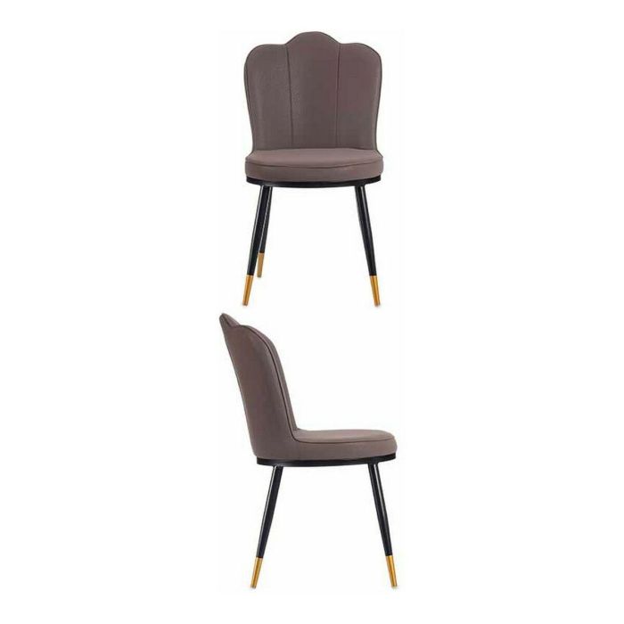 Sillón Morado Concha Polipiel Acero (53 x 88 x 67 cm) 3 Sillón Morado Concha Polipiel Acero (53 x 88 x 67 cm) 3