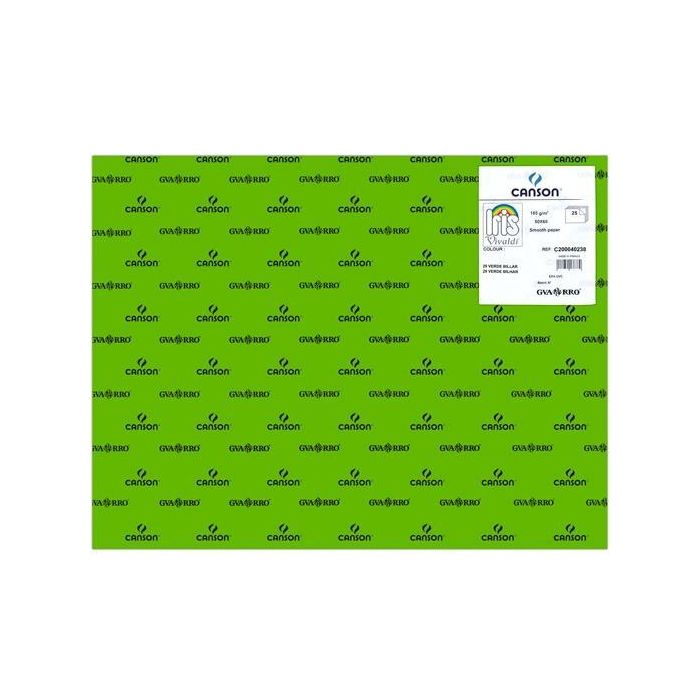 Iris Cartulina 50x65 cm 185 gr Verde Billar -25U- Iris Cartulina 50x65 cm 185 gr Verde Billar -25U-