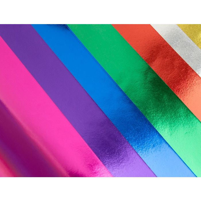 Bloc Trabajos Manuales Liderpapel Papel Metalizado 240x315 mm 10 Hojas Colores Surtidos 5