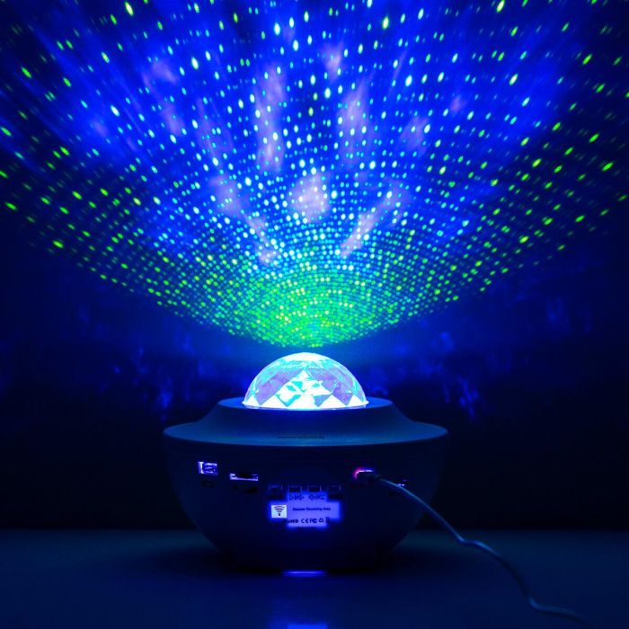 Proyector LED de Estrellas con Altavoz Sedlay InnovaGoods 8 Proyector LED de Estrellas con Altavoz Sedlay InnovaGoods 8