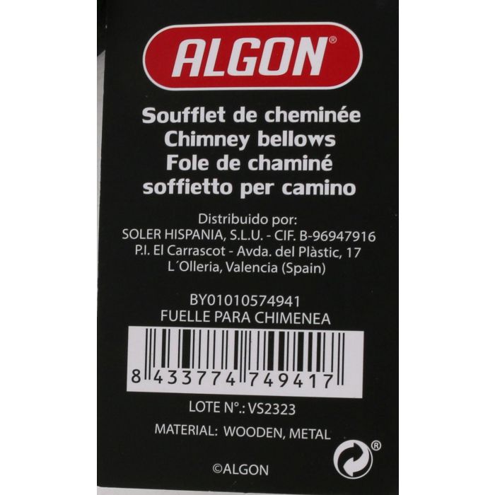Algon Bbq Fuelle Para Chimenea 37 x 13.5 cm 4