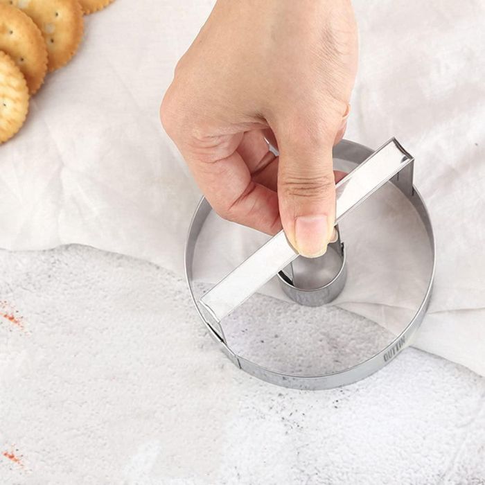 Molde para rosquillas de acero, 10 cm - Quttin (24 Unidades) 5 Molde para rosquillas de acero, 10 cm - Quttin (24 Unidades) 5