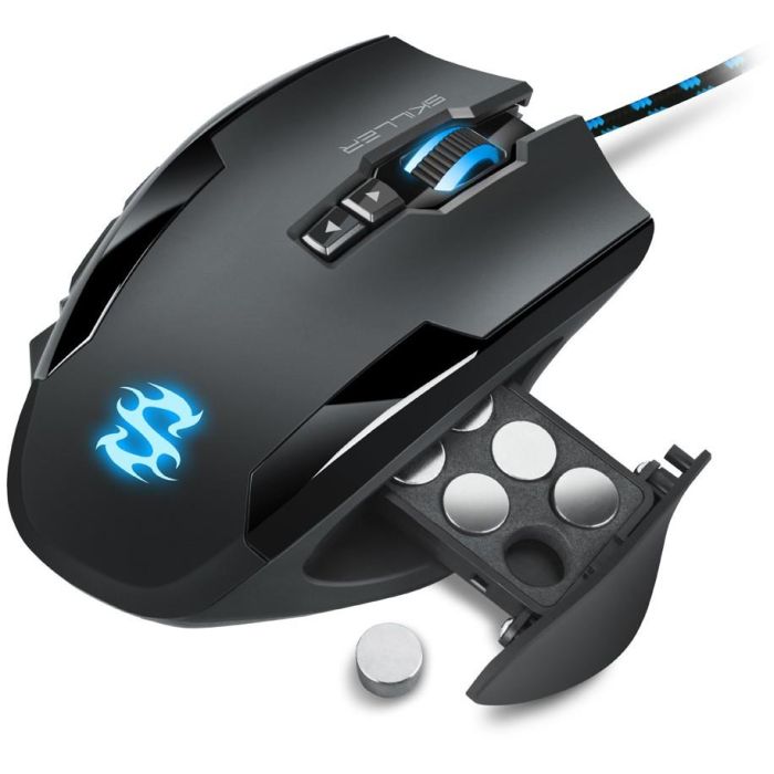 Sharkoon Skiller SGM1 Ratón Gaming Óptico Ergonómico USB 10800 DPI 12 Botones Programables para PC Negro 4 Sharkoon Skiller SGM1 Ratón Gaming Óptico Ergonómico USB 10800 DPI 12 Botones Programables para PC Negro 4