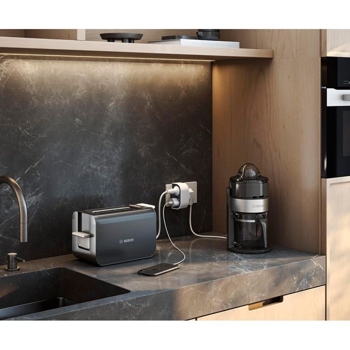 Adaptador giratorio schuko 2 tomas 16a 250 v~ 2 Adaptador giratorio schuko 2 tomas 16a 250 v~ 2