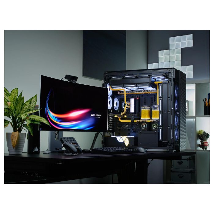 Corsair 9000D RGB Schwarz Super Full Tower ATX Gaming Gehäuse Caja PC Negra Corsair 9000D RGB Schwarz Super Full Tower ATX Gaming Gehäuse Caja PC Negra