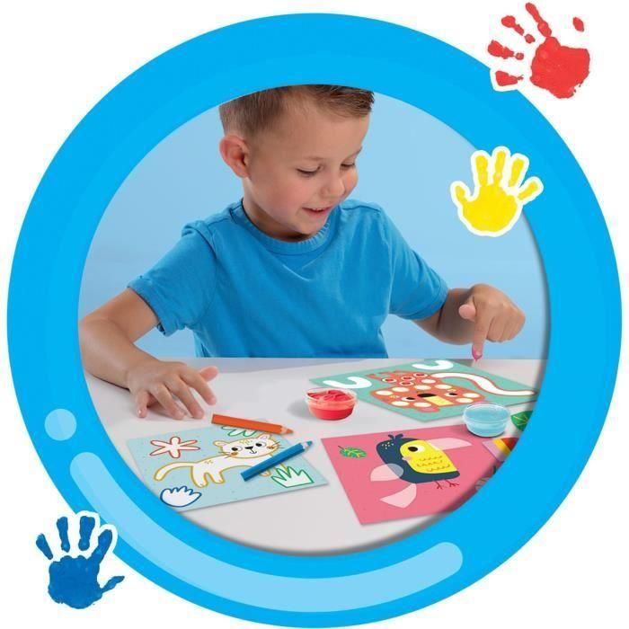 SES CREATIVE - My first - 3 en 1 Pintar con los dedos, colorear y formas adhesivas 5 SES CREATIVE - My first - 3 en 1 Pintar con los dedos, colorear y formas adhesivas 5