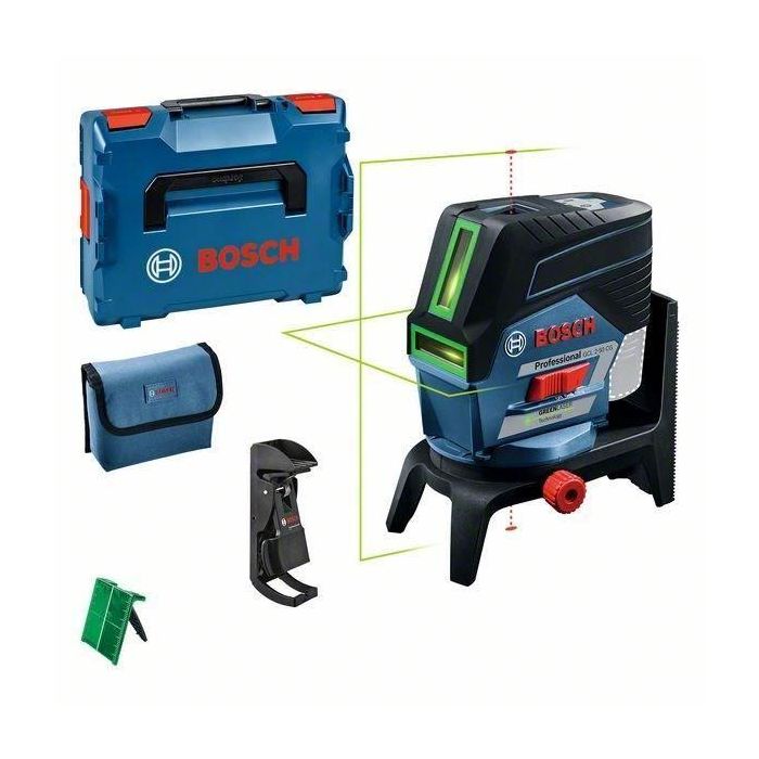 Bosch Professional 0601066H03 Láser de nivelación combinado de líneas y puntos GCL 2-50 CG Solo con L-BOXX