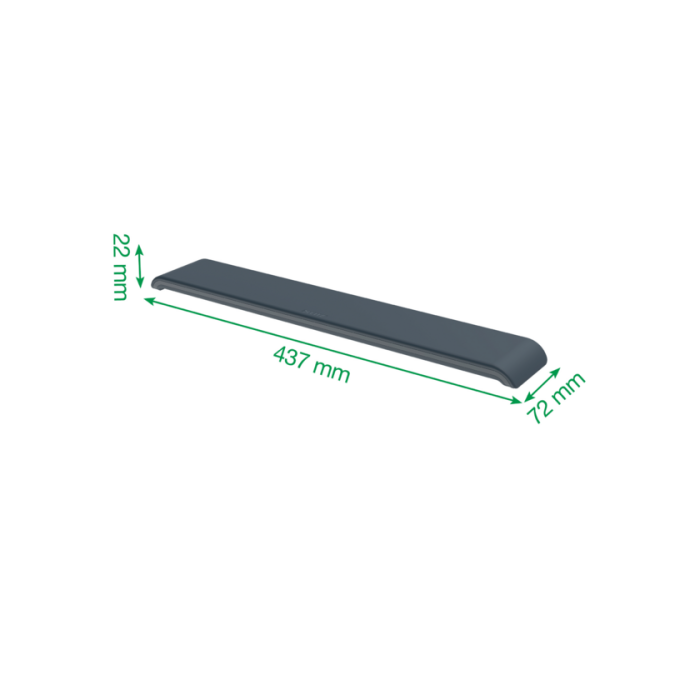 Leitz Reposamuñecas Ergonómico Ajustable para Teclado y Ratón Gris Oscuro 2
