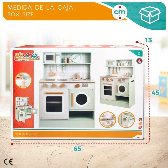 Womax Cocina de Madera 60x30x83 cm 1