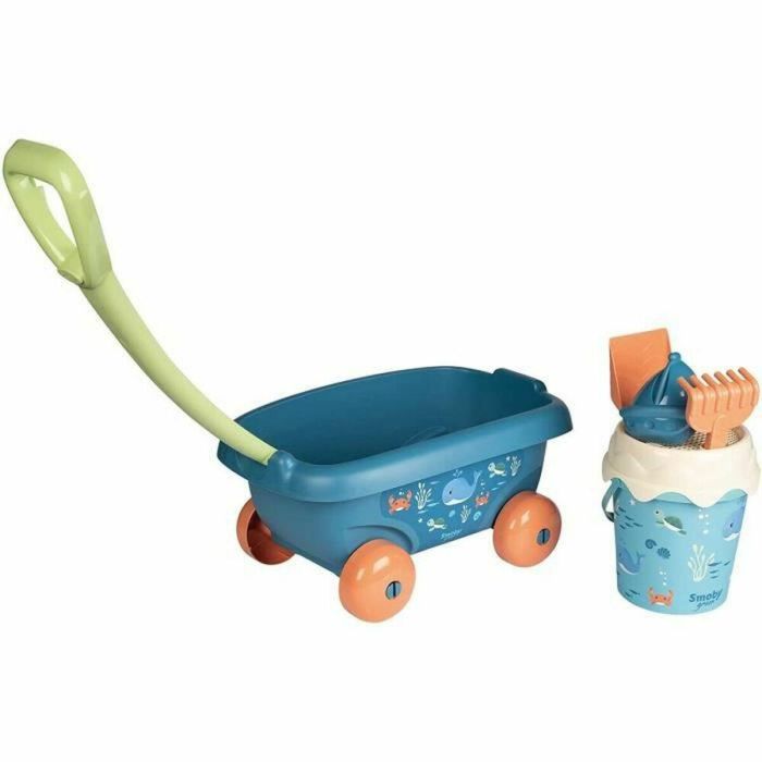 Carrito de playa relleno verde Smoby