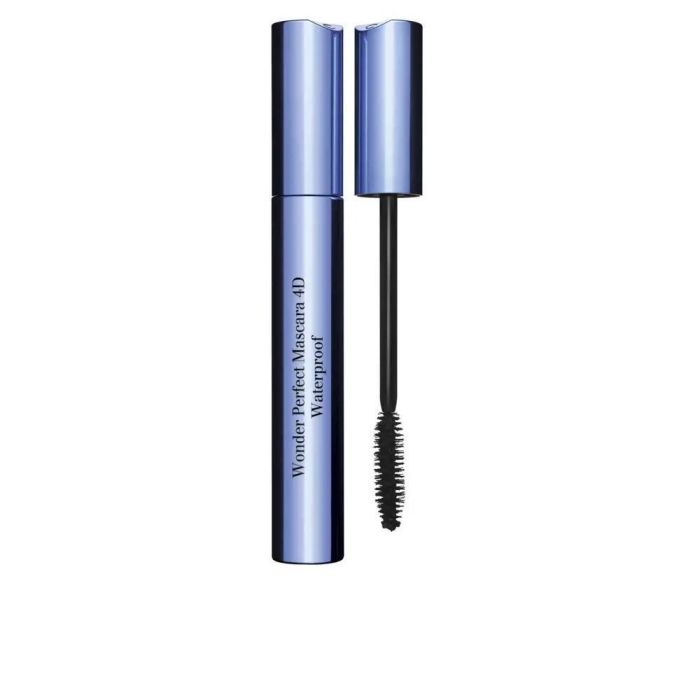 Clarins STM3672A/01 Máscara de Pestañas Wonder Perfect 4D waterproof, Efecto 4D: Longitud, Volumen, Curvatura, Definición, Negro 8 ml