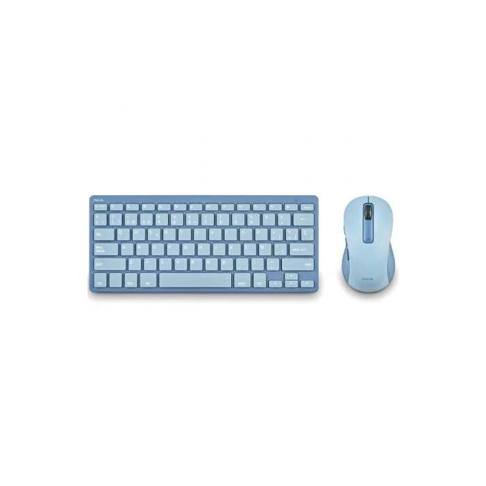 NGS FANTASYKITBLUE Teclado y Ratón Inalámbricos Kit Blue Recargable Multimodo Silencioso Compatible Universal 2