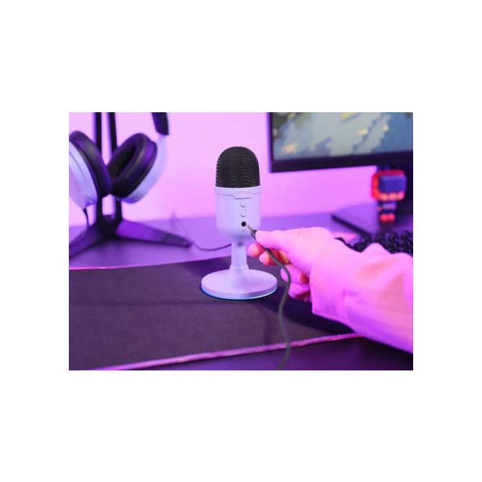 Trust GXT 234P Yunix Micrófono de superficie USB Púrpura para Mesa Gaming Streaming 8