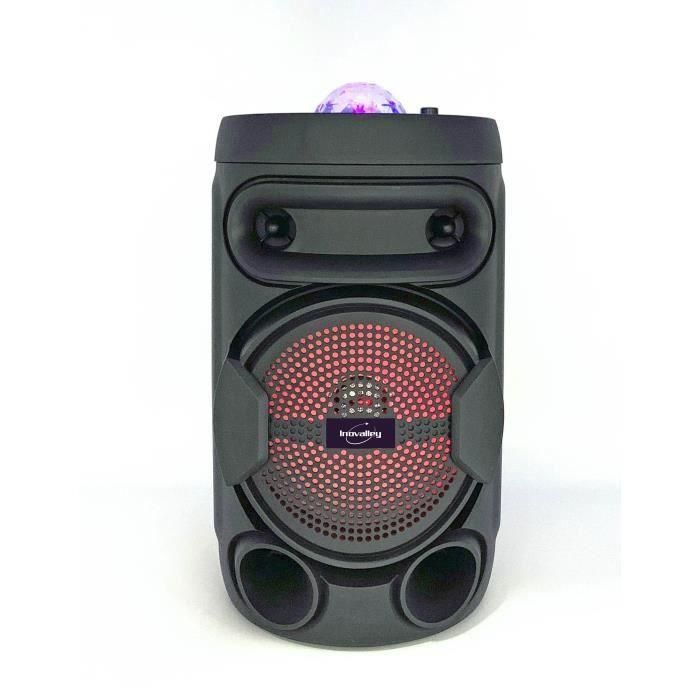 Inovalley KA02 BOWL Altavoz de Luz Bluetooth 400W con Función Karaoke, Bola LED Caleidoscopio, USB, Micro-SD y Micrófono Incluido 5 Inovalley KA02 BOWL Altavoz de Luz Bluetooth 400W con Función Karaoke, Bola LED Caleidoscopio, USB, Micro-SD y Micrófono Incluido 5