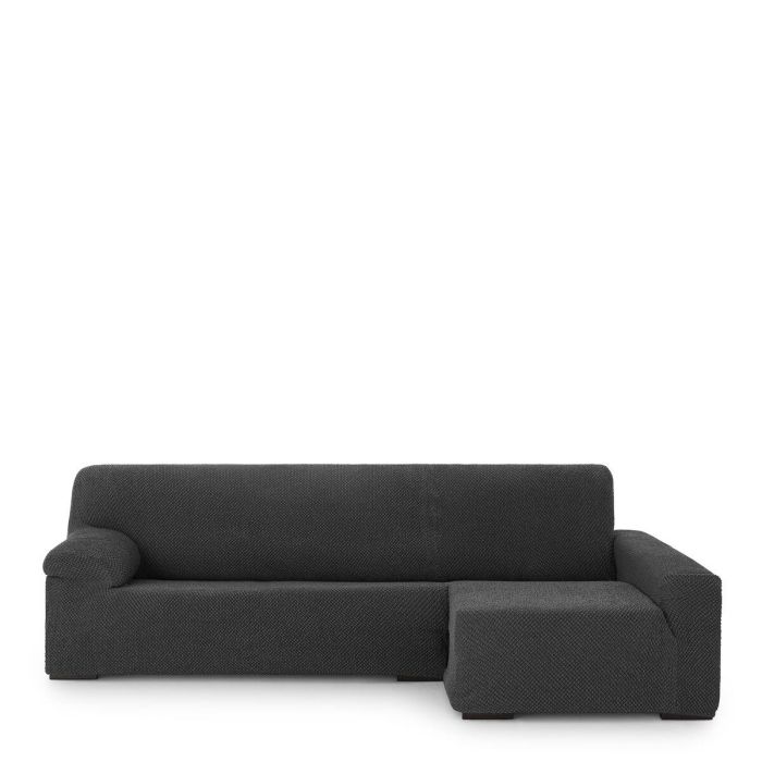 Funda para chaise longue de brazo largo derecho Eysa THOR Antracita Gris oscuro 170 x 110 x 310 cm 6