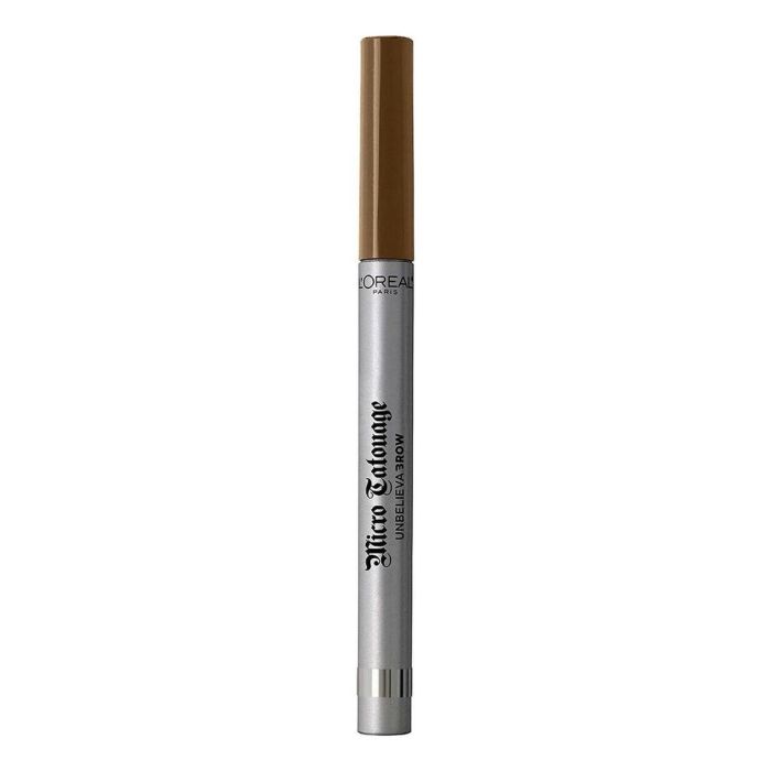 L'Oréal Paris #104-chatain UNBELIEVA BROW Micro Tatouage Perfilador de Cejas Castaño Larga Duración Cepillo Micropunta 4,5ml 6