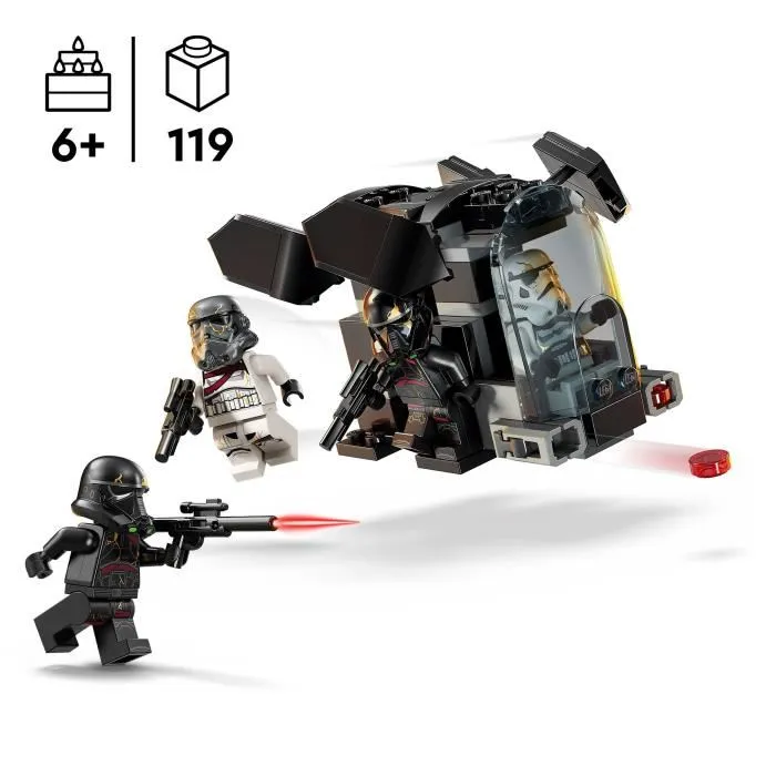 Lego Star Wars Pack de Batalla de Soldados de la Muerte contra Soldados de la Noche 75412 - Juguete para Niños 6+ Años 1