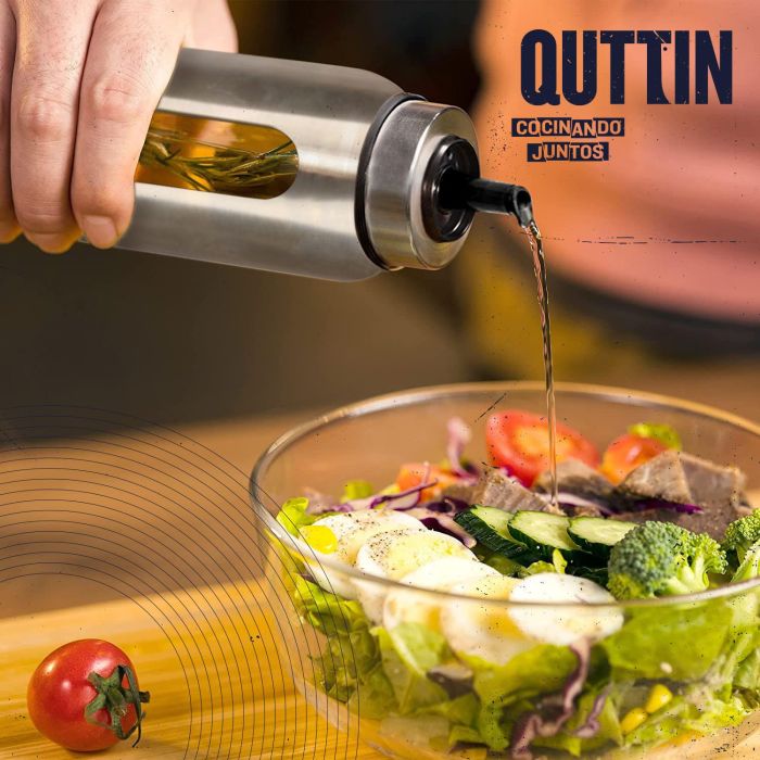 Aceitera Inox 500 ml Quttin - Inde (24 Unidades) 1 Aceitera Inox 500 ml Quttin - Inde (24 Unidades) 1