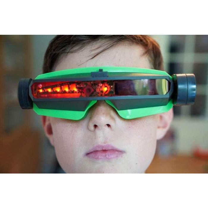 Bizak 64170002 Lasershoot Batalla Visión Láser, set 2 jugadores con máscara y 8m alcance 3